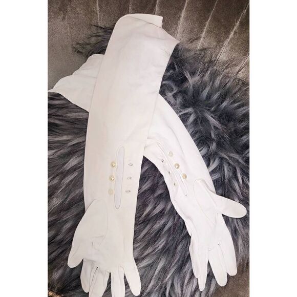 Vintage long opera gloves - Picture 2 of 4
